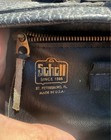 Schell Antique Vintage Black Leather Doctor Bag St  Petersburg Fl Made In Usa