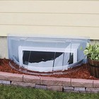 39 In  X 17 In  Plastic Round Window Well Cover