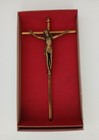 Vintage Inri Jesus On The Cross Metal Crucifix Wall Hanging 10  X 5  Religious