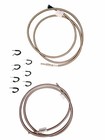 For 2004-2010 Chevrolet Silverado Fuel Line Quick Fix Braided Lines Ext Cab