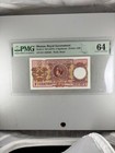 1974 Bhutan 5 Ngultrum Note  Pmg 64 -- Mega Rare Currency 