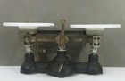 Ohaus Gram Scale Double Beam Cast Iron Roberval Countertop Glass Pans Antique