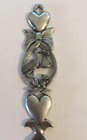 Stork Baby Teddy Bear Vintage Souvenir Spoon Collectible