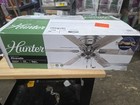 Hunter Alvarado 52 In  Indoor Brushed Nickel Ceiling Fan With Light Kit