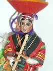 5 Artist Dolls From Cuzco  Peru  Well Detailed  Hand Painted  7  Tall