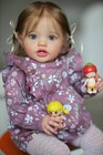 Reborn Baby Dolls 24  Lifelike Newborn Toddler Realistic Cloth Body Adorable Toy