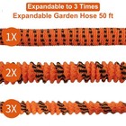 2025 Upgraded 50ft - 4x Stronger Deluxe Expandable Flexible Garden Water Hose