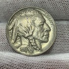 1913 D Type 1 Bu High Grade Uncirculated Buffalo Nickel -  Better Date Us Coin 