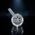 Clear Lab Glass Slide Funnel Screen Tab Bowl 14 18mm Fitting Tobacco Hookah Bong