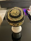 Velvet And Gold Bukharian  Jewish Kippah Yarmulke