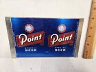 Point Special Beer Sheet Unrolled Steel Can Antique Vintage Stevens Wis Wi 12 Oz