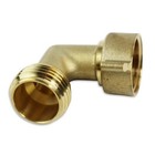 Leisure Coachworks 90 Degree Hose Elbow Rv Water Intake Fitting Solid Brass 3 4 