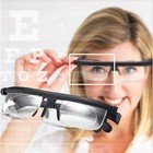 Dial Adjustable Glasses Variable Focus For Reading Distance Vision Eyeglasses Us