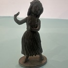 Vintage Hudson Pewter Hula Girl Figurine Hawaiian Dancer 731 Usa Made 2 