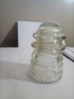 Vintage Hemingray No  12 Clear Glass Insulator 17-50 Made In Usa Free Shipping