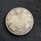 1929 Canadian Quarter - Canada 25 Cent Silver Coin