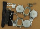 Lot Of Old 1930s Ingersoll Mickey Mouse Character Watch Parts Bands Cases