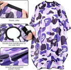 Professional Hair Cutting Cape Waterproof Barber Cape For Men Polyester Hair