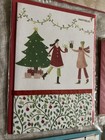 Papyrus Lot Of 9 Christmas Holiday Cards  Sparkle Embellished Stones Pretty