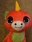 Rare Unicorn Plush 12  Plush A a Global  Dark Pink Stuffed Animal Toy   New
