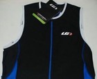 Louis Garneau Pro Sleeveless Semi-relaxed Tri Jersey Men s Medium New