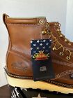 New Thorogood 814-4200 Moc Toe 6  Wedge Sole soft Toe Made In Usa Msrp  270