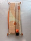 Fiskars 12 Inch Portable Paper Trimmer With 2 Cutting 1 Scoring Blades Stained