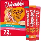 Hartz Delectables Squeeze Up Interactive Lickable Cat Treat  pack Of 72 