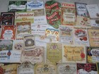 Lot Of 80 Old 1930 s-1950 s - European Wine   Liquor Labels - All Different