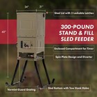 Boss Buck Stand   Fill Sled Feeder With Evolution Spin Plate  300 Pound Capacity