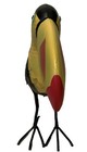 Toucan Bird Statue Figure Metal 13    X 16    Sculpture Art Tropical Home Decor