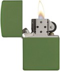 Zippo Regular Moss Green Matte Lighter 228 - Discontinued - Collectible