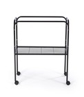Prevue Pet Products Bird Cage Stand With Shelf Toys - M  Black