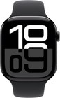 Apple Watch Series 10  gps  46mm Jet Black Aluminum Case Black Sport Band