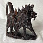 Vintage Hand Carved Balinese Singa Barong Lion Dragon Indonesian Wood Sculpture