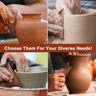 Pottery Ribs 6 Pack   Pottery Trimming Textured Art Tools   Pottery Foot Shap   