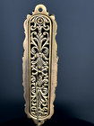 I Am Edgar Berebi My Chai Mezuzah Judaica Jewish Box Museum Gold Plate  8671