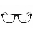 Nike Men s Eyeglasses Black Acetate Rectangular Full Rim Frame Nike 7161 001