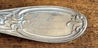 Antique 6 75  Long Jackson   Many Patent 1847 Coin Silver Spoon Inscribed 1852