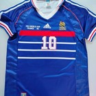 Zinedine Zidane Signed Autographed 1998 World Cup France Jersey With Coa