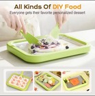 Summer Rolled Ice Cream Maker   Home Dessert Kit 