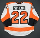 2015-16 Luke Schenn Philadelphia Flyers Game Used Worn Nhl Hockey Jersey