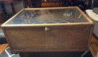 Very Nice Vintage Display Case   Glass   Wood   30 5    X 23 5    X 12    Tall