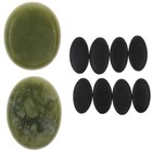 8 Pieces Hot Stone Massage Stones Spa Hot Stone Massage Set Wellness Relaxation