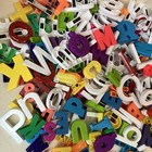 Magnetic Alphabet Letters   Numbers Vintage   Modern - Mixed Lot Of 330