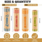 512 Pcs Assorted Coin Wrappers Rolls Bulk Preformed Coin Wrappers Rollers Pap   