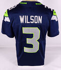 New Mens Seattle Seahawks Russell Wilson  3 Blue Limited Jersey C Pth Nike Nwt L
