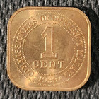 1939 Malaya 1 Cent Coin Unc