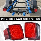 12v Led Rear Submersible Tail Lights Kit Trailer Boat Marker Truck Waterproof