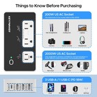 2000w Step Down Converter 220v To 110v International Universal Travel Adapter